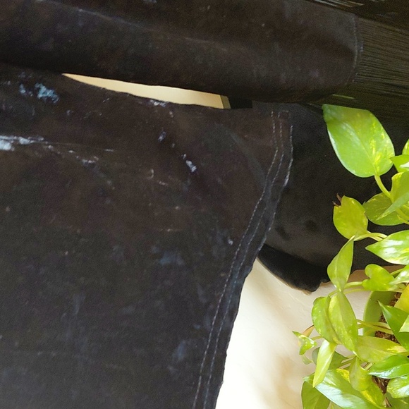 KILLSTAR 2X BLACK VELVET BURNT OBSIDIAN ROBE WITH POCKETS - Picture 4 of 6